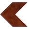 Ekena Millwork 13 3/4"W x 12"H x 3/4"D Vintage Farmhouse 5 1/2" Chevron, Barnwood Decor Collection, Salvage Red DECR13X12X075CHVRD - alternate 4